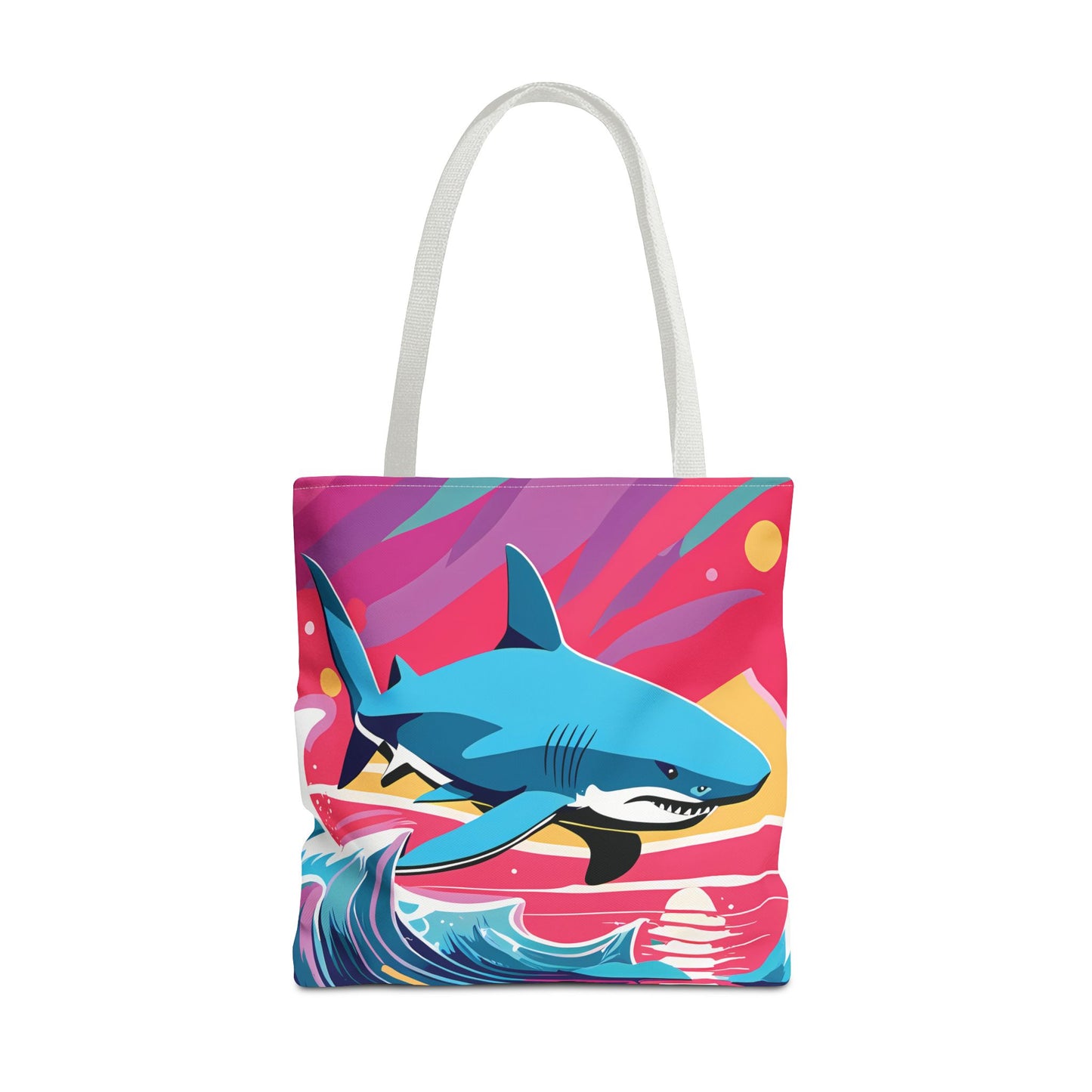 Dynamic Retro Shark Tote Bag