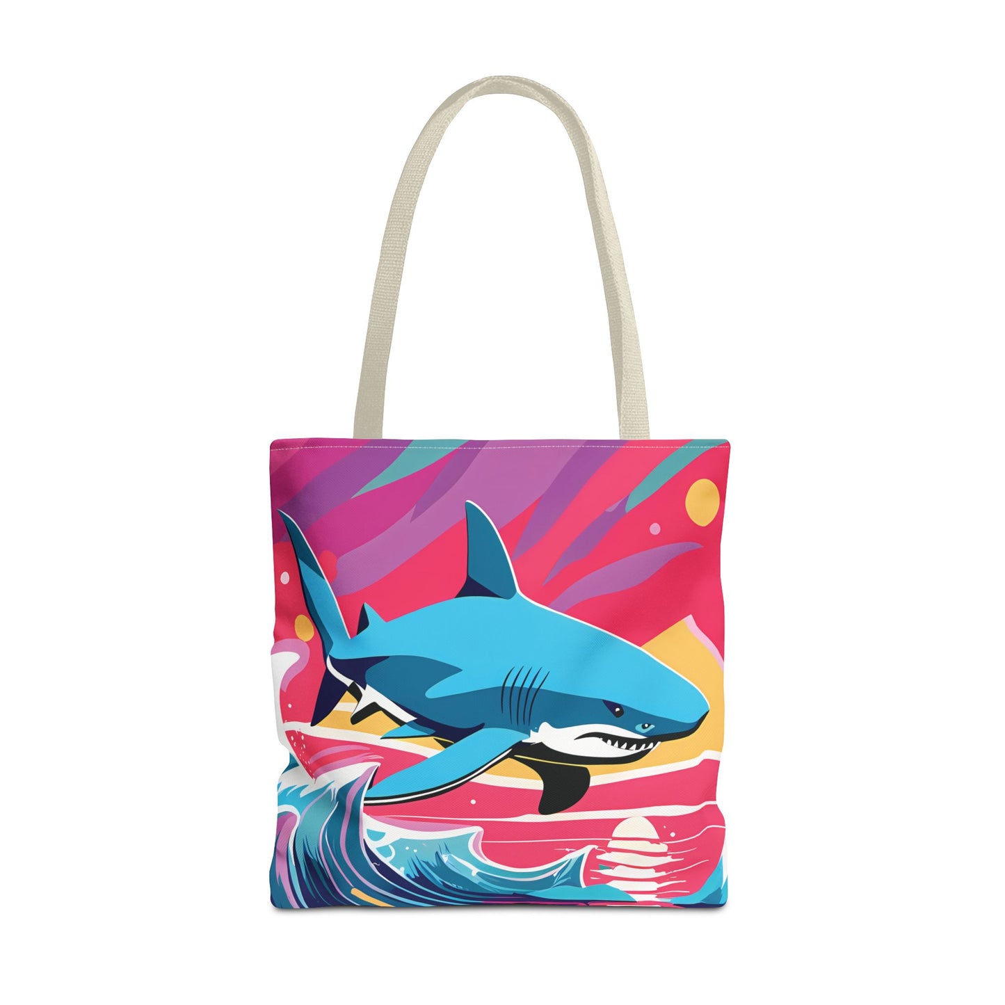 Dynamic Retro Shark Tote Bag
