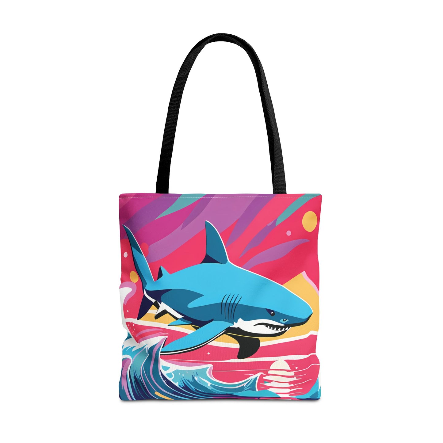 Dynamic Retro Shark Tote Bag