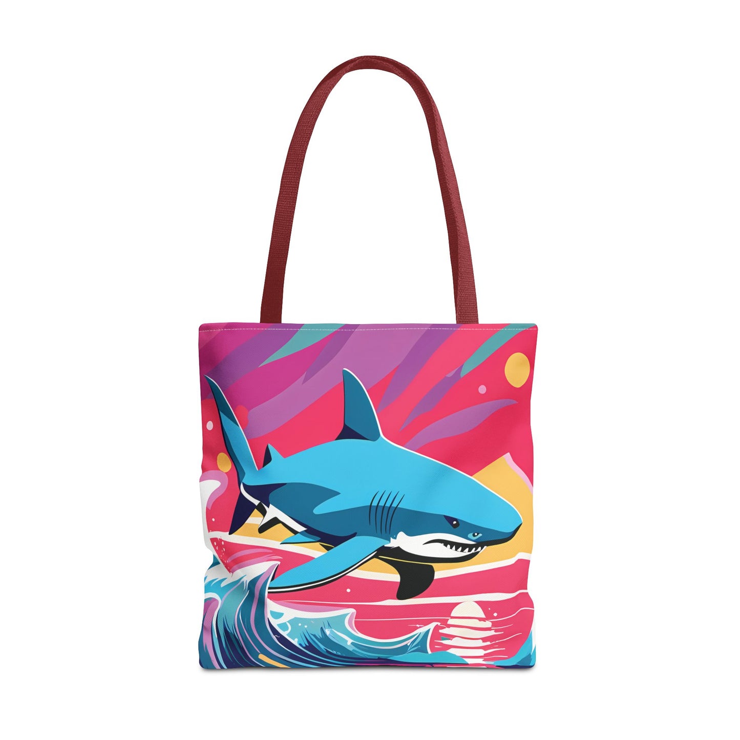 Dynamic Retro Shark Tote Bag