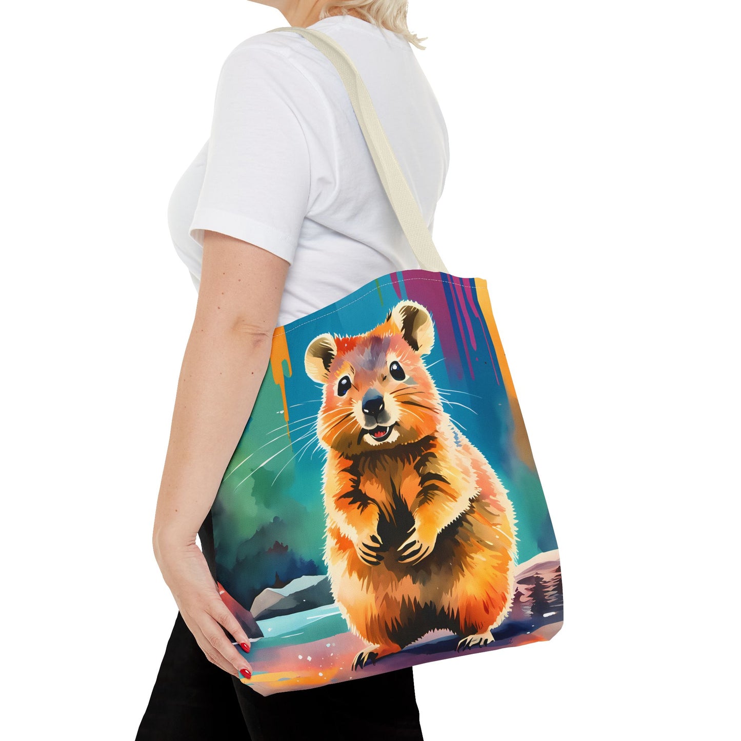 Cheerful Quokka Tote Bag