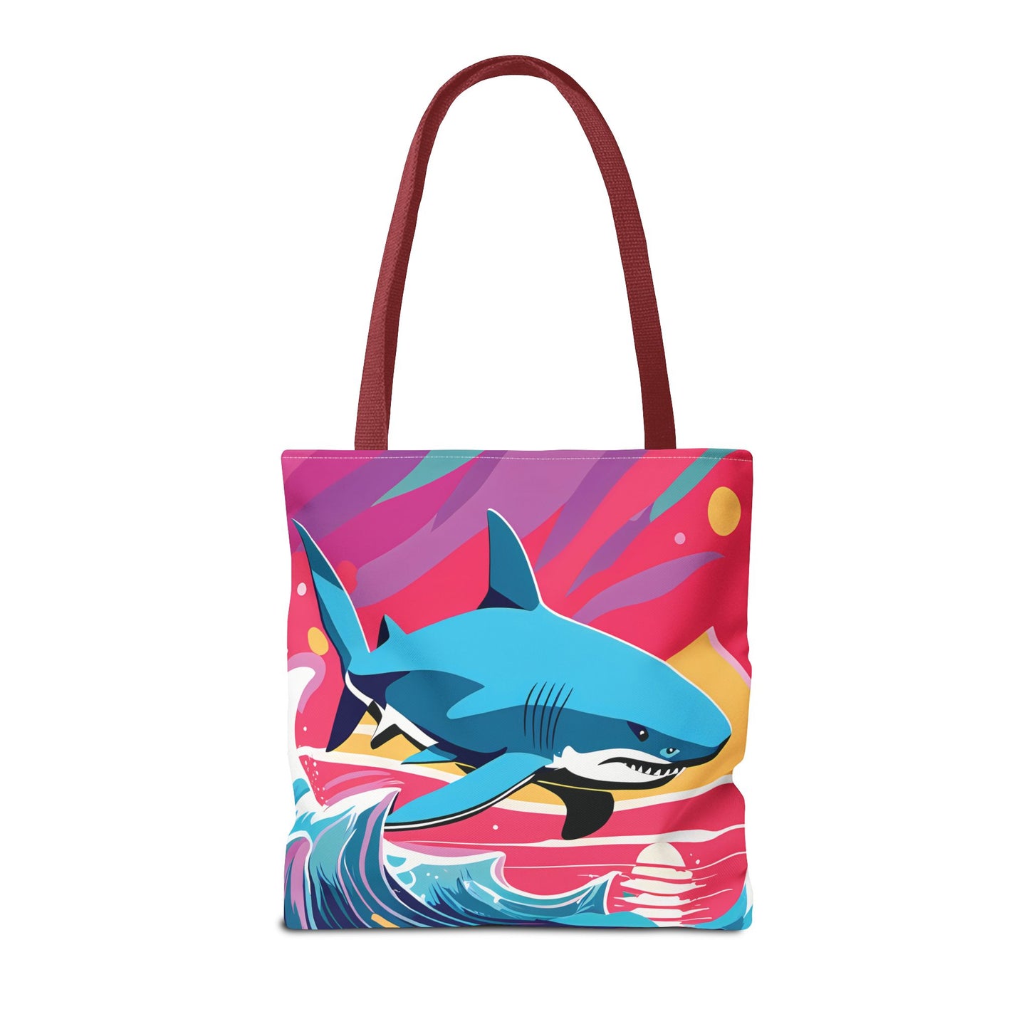 Dynamic Retro Shark Tote Bag