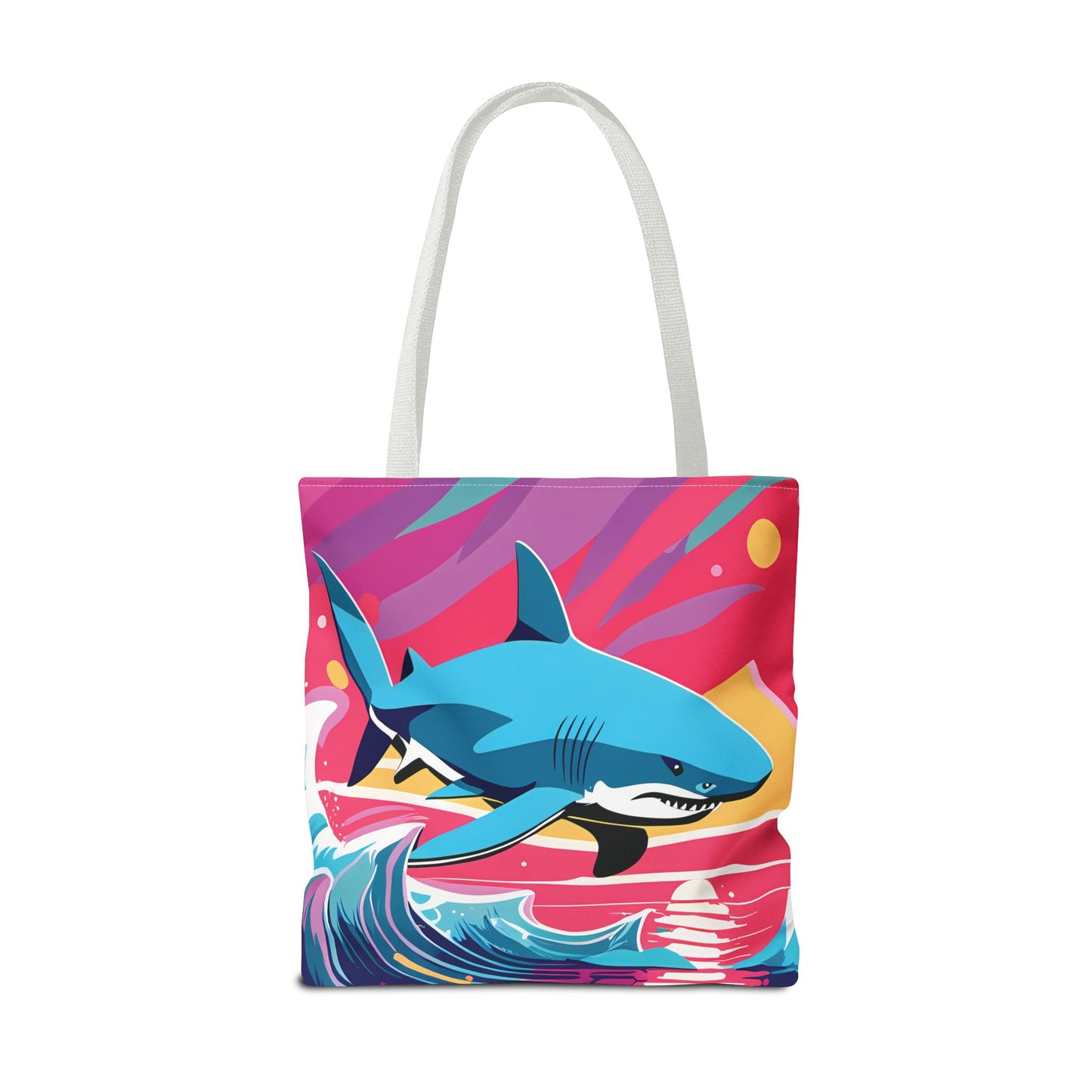 Dynamic Retro Shark Tote Bag