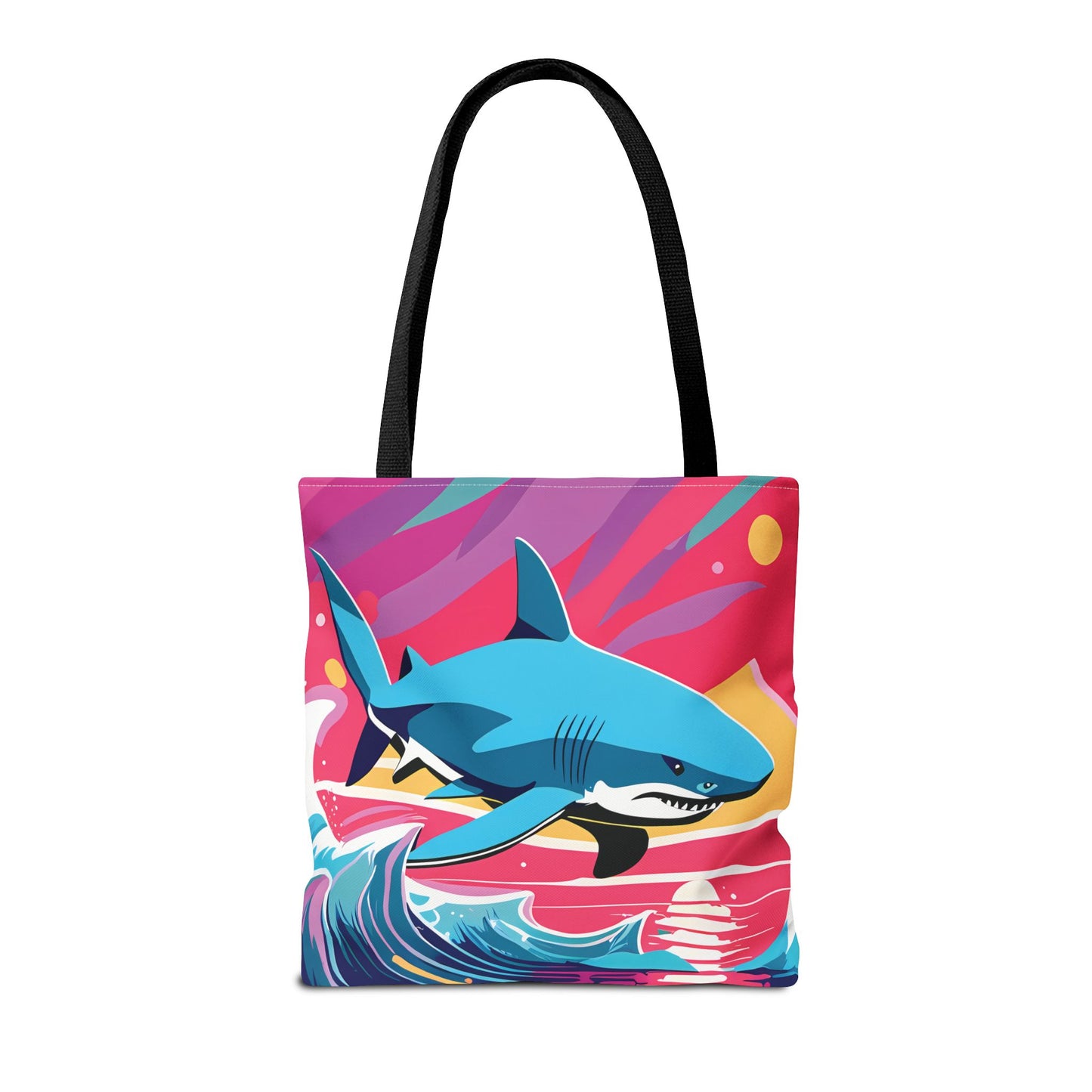 Dynamic Retro Shark Tote Bag