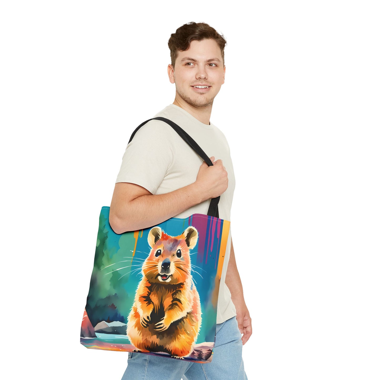Cheerful Quokka Tote Bag