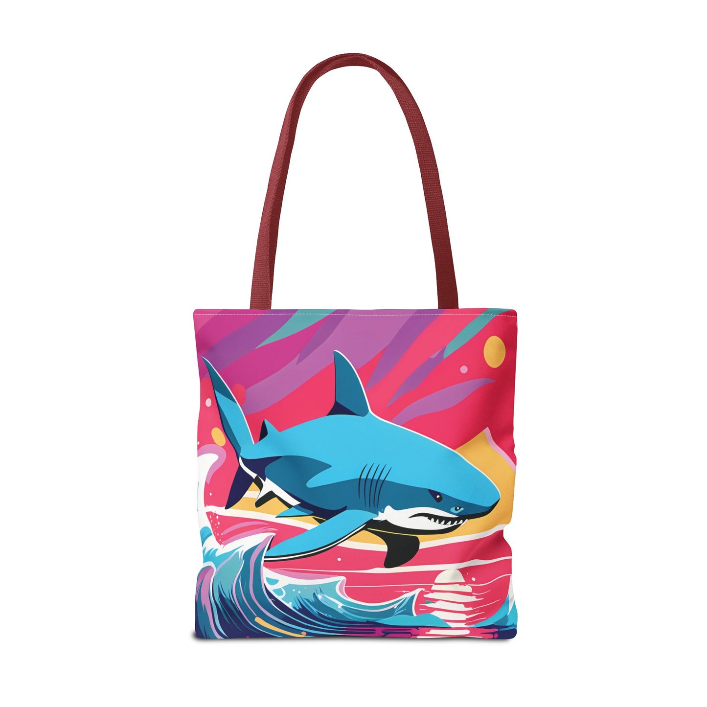 Dynamic Retro Shark Tote Bag