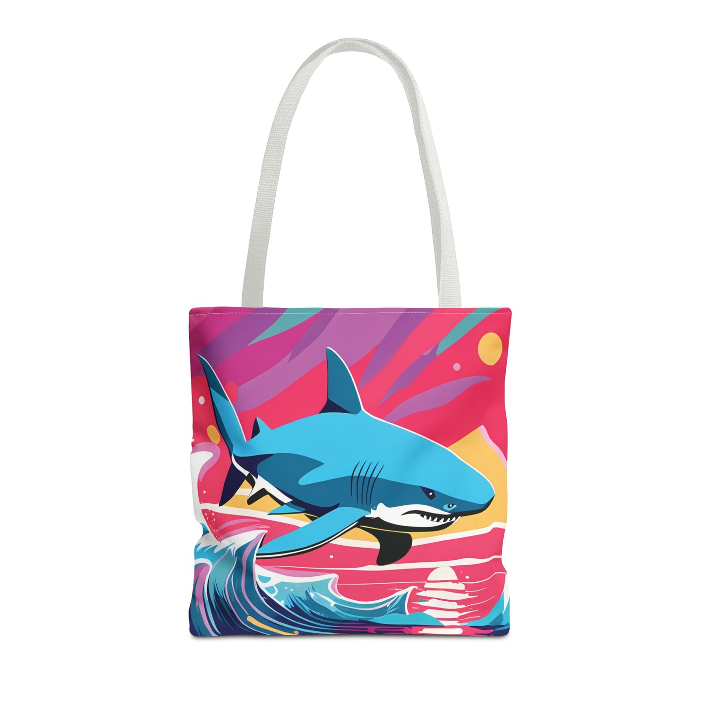 Dynamic Retro Shark Tote Bag