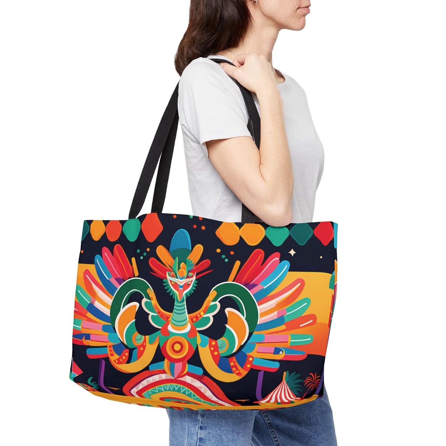 Aztec Serpent Tote Bag