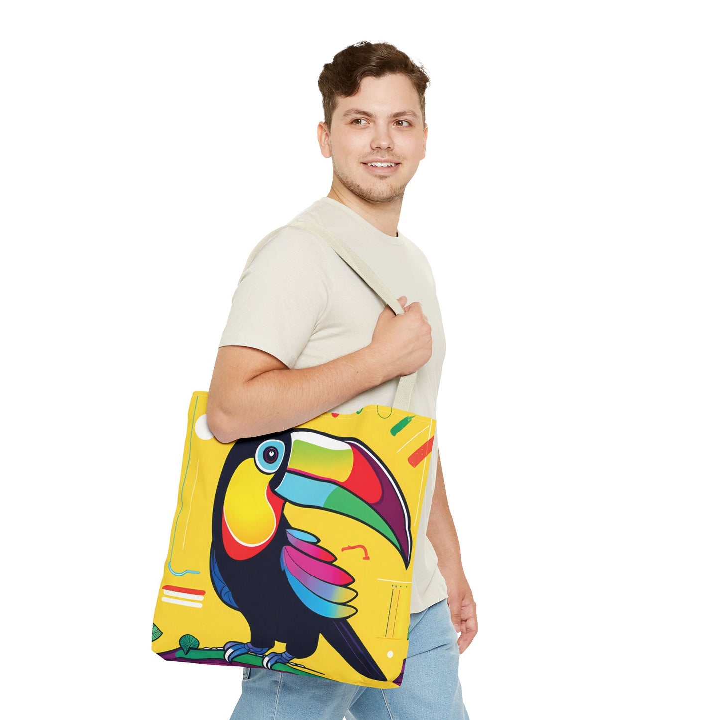 Tropical Party Toucan Tote Bag