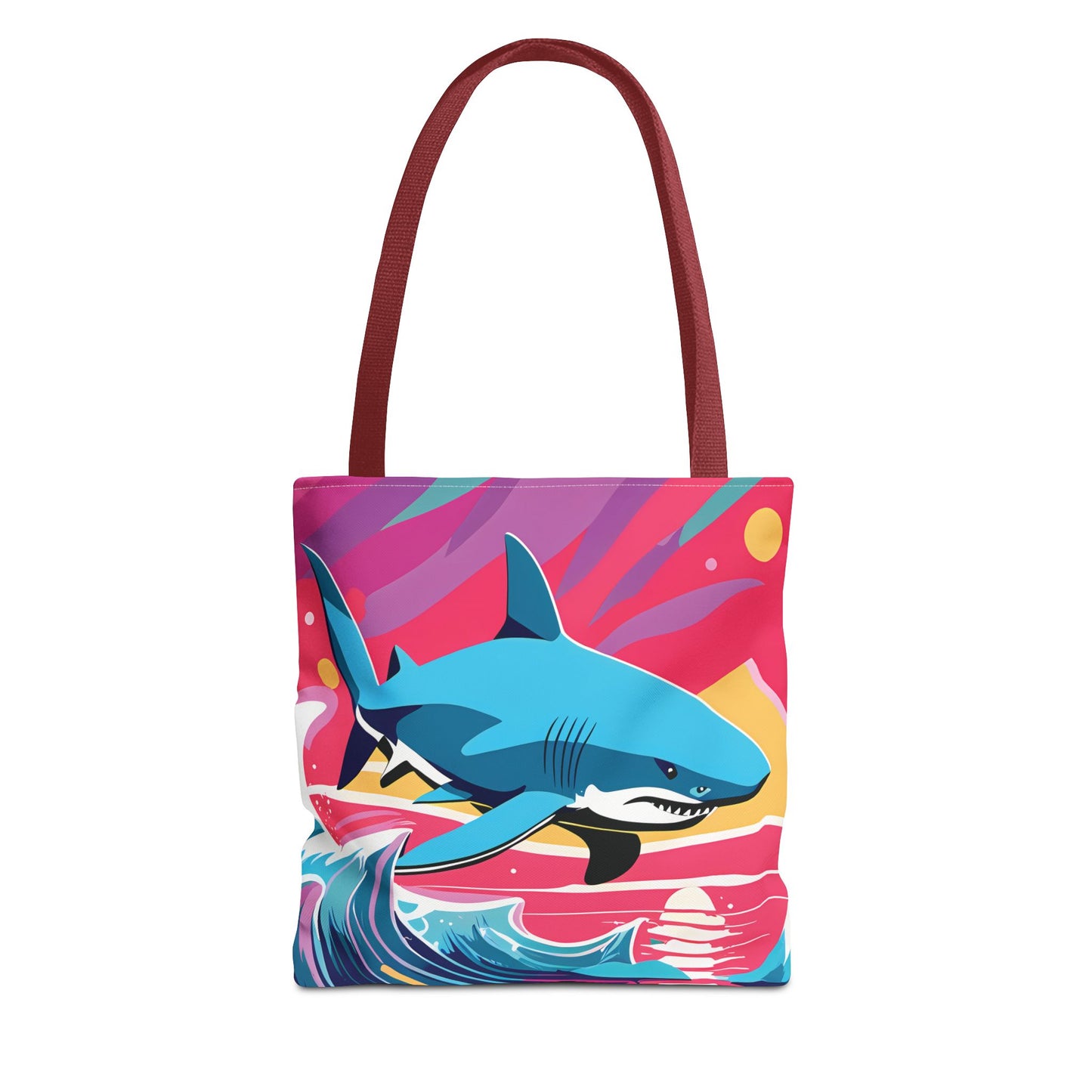 Dynamic Retro Shark Tote Bag