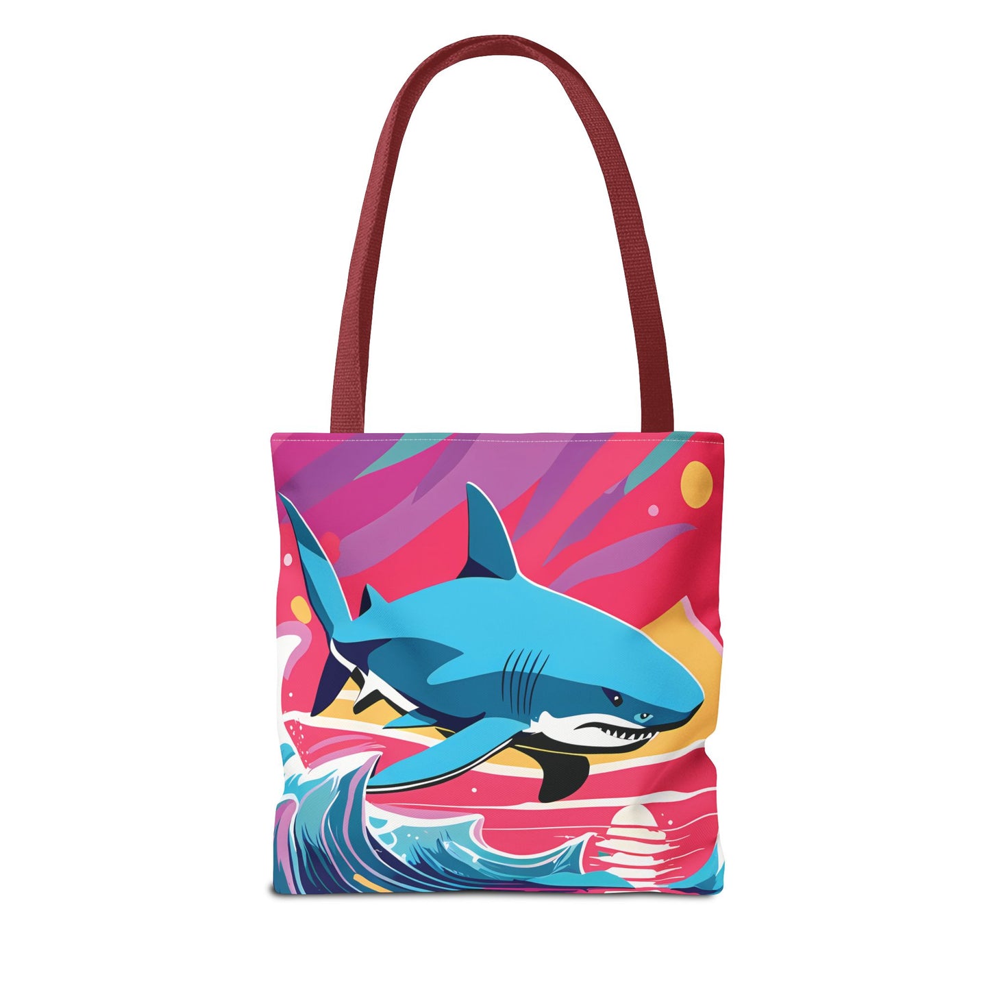 Dynamic Retro Shark Tote Bag