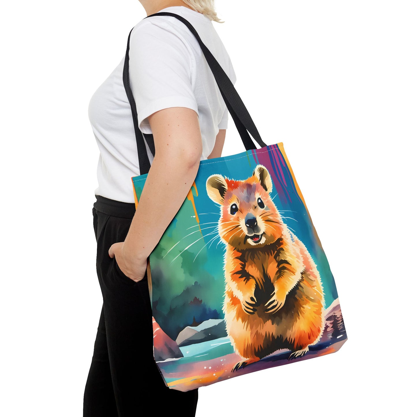 Cheerful Quokka Tote Bag