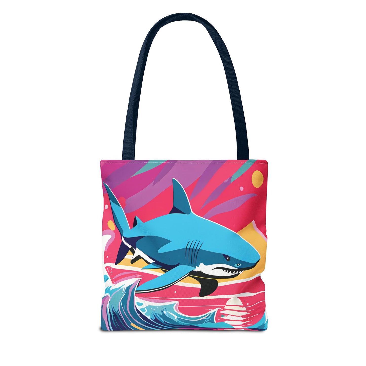 Dynamic Retro Shark Tote Bag