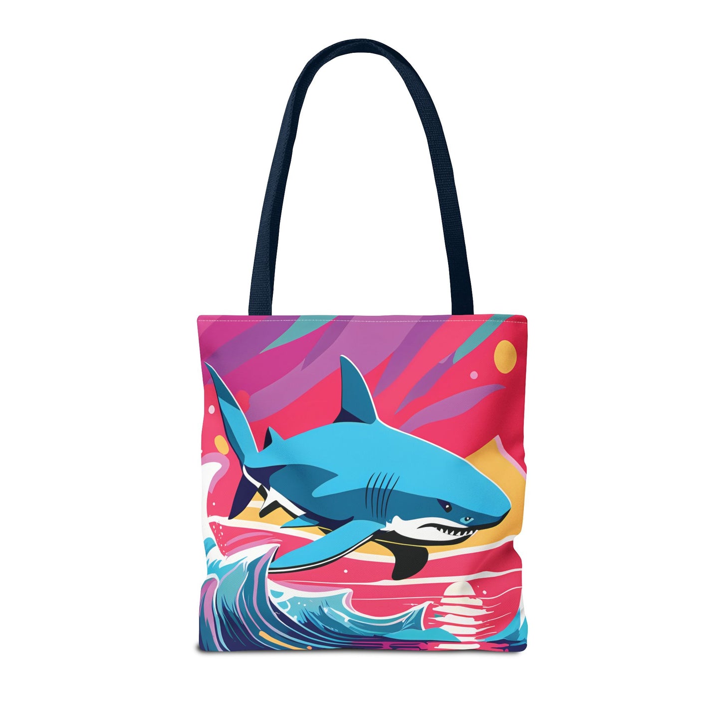 Dynamic Retro Shark Tote Bag