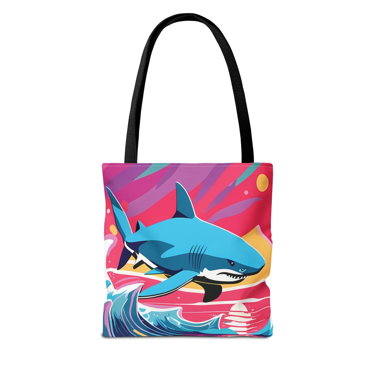 Dynamic Retro Shark Tote Bag