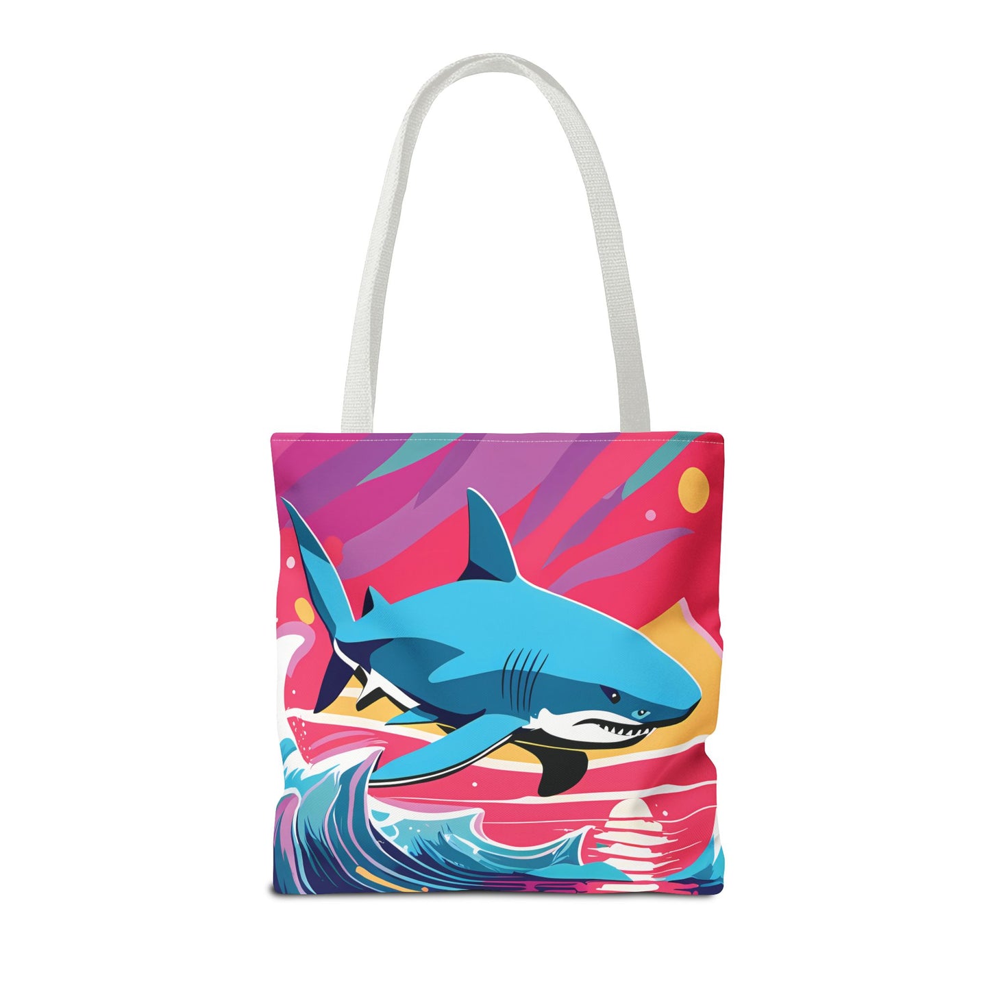 Dynamic Retro Shark Tote Bag