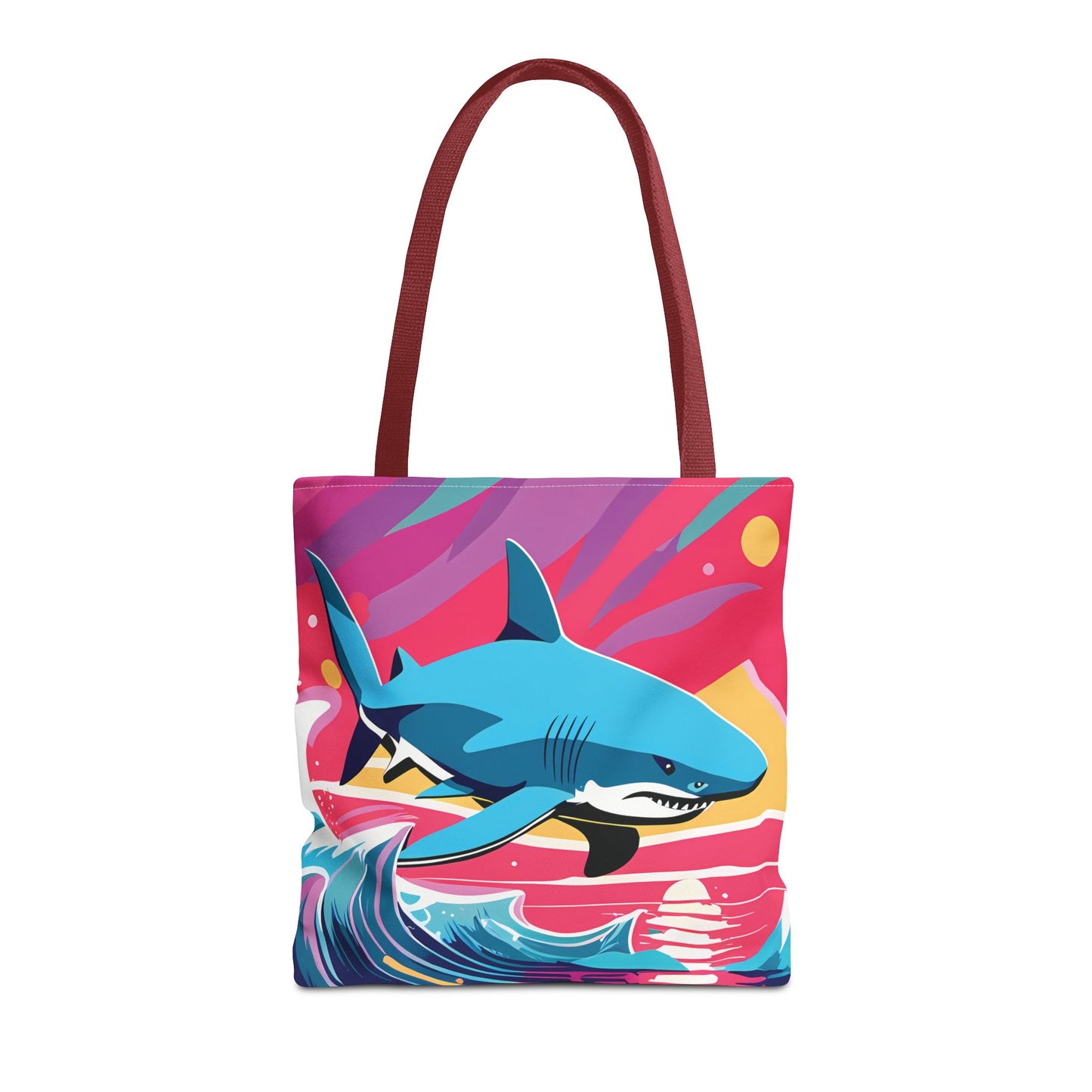 Dynamic Retro Shark Tote Bag