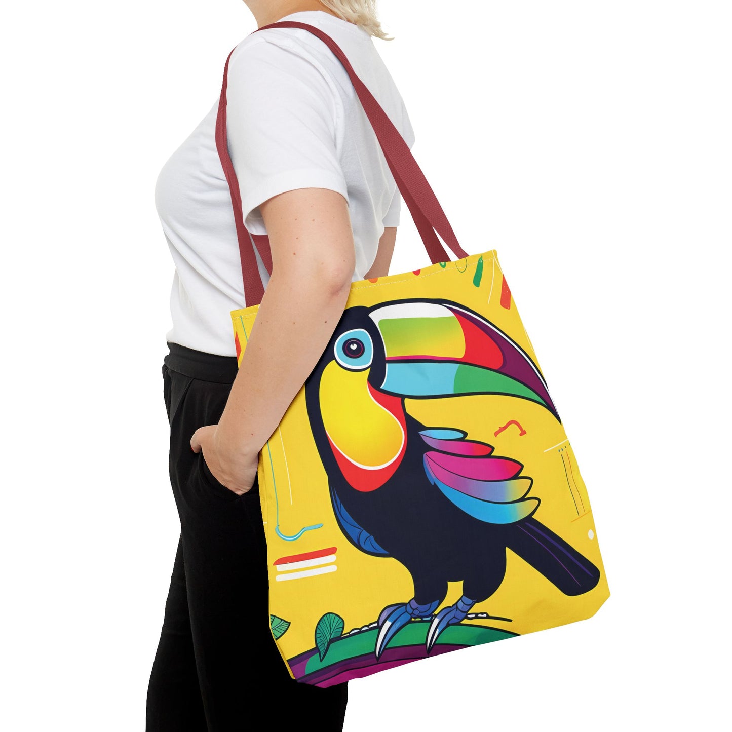 Tropical Party Toucan Tote Bag