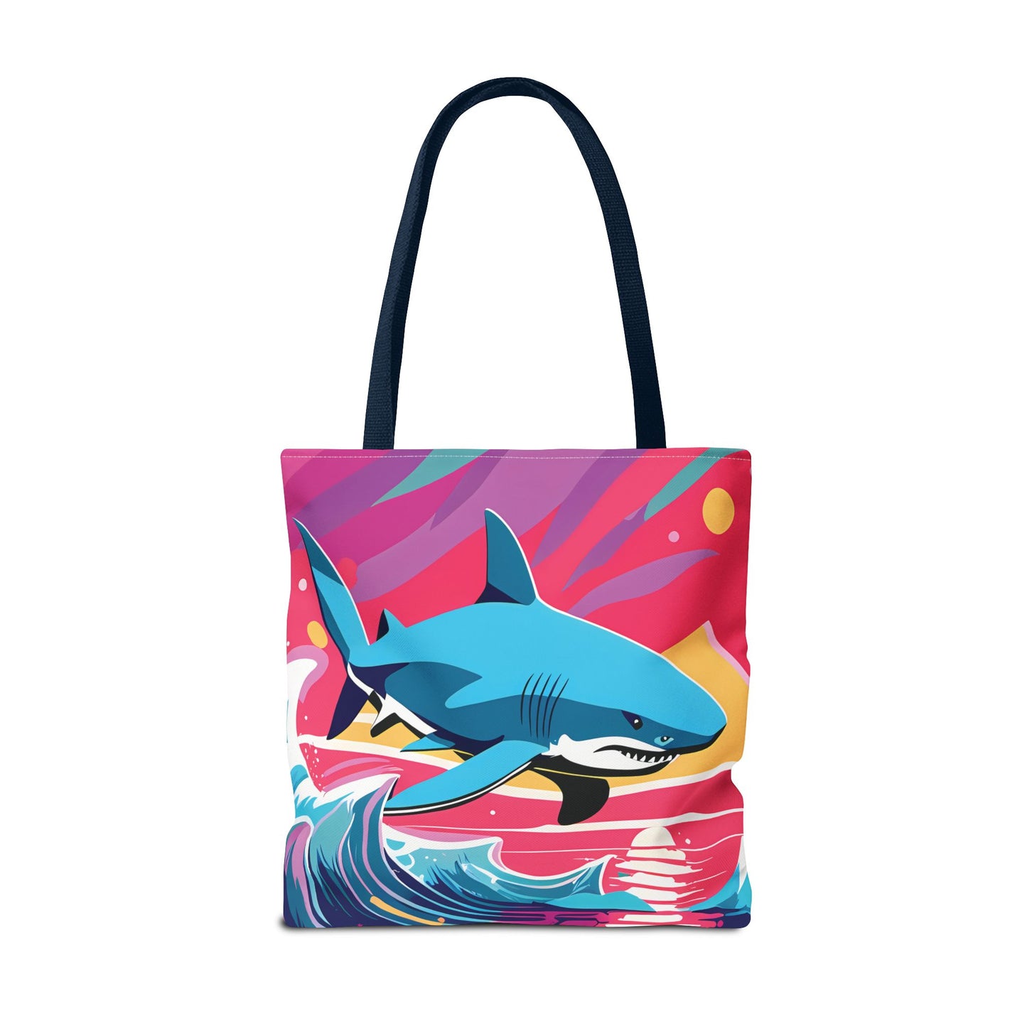Dynamic Retro Shark Tote Bag