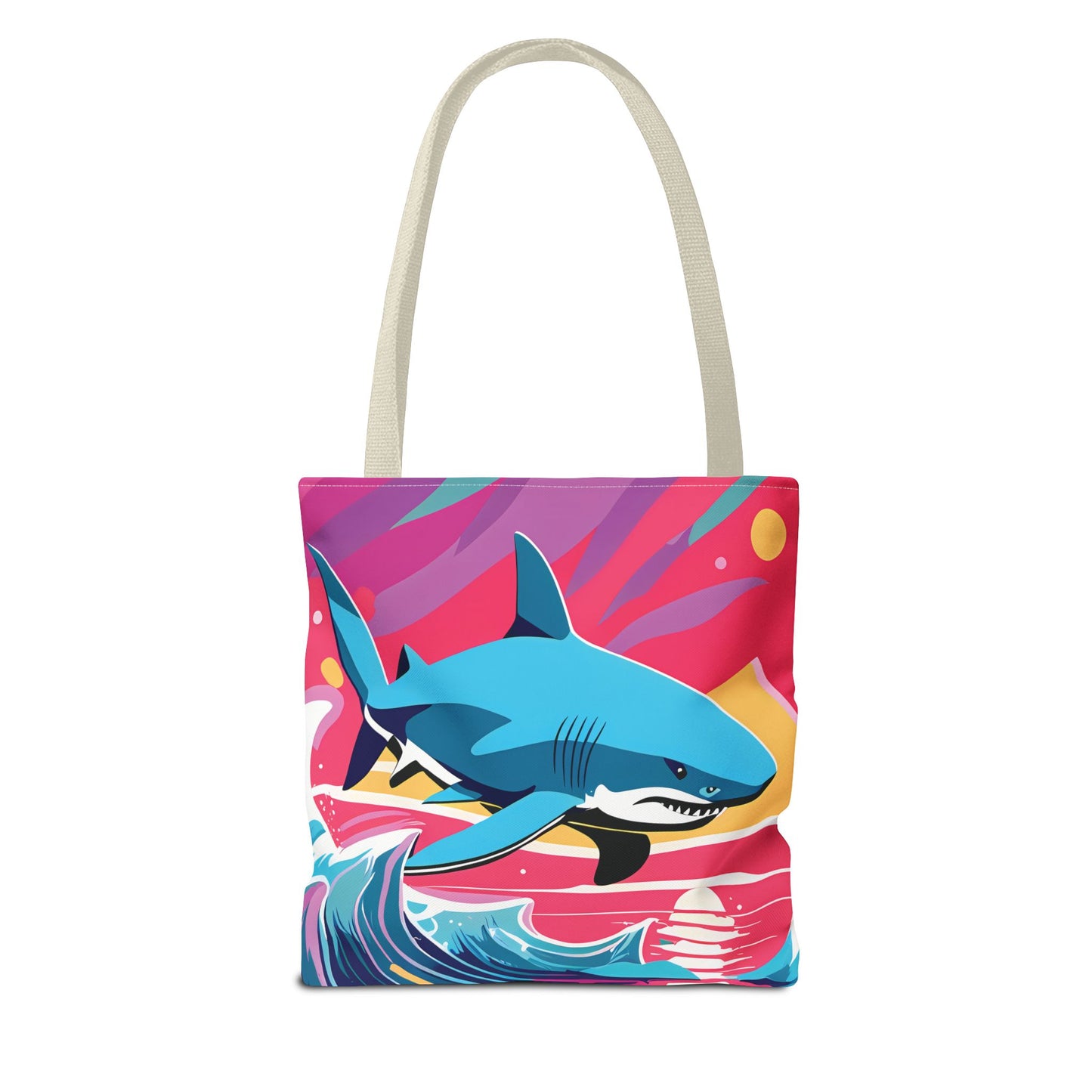 Dynamic Retro Shark Tote Bag