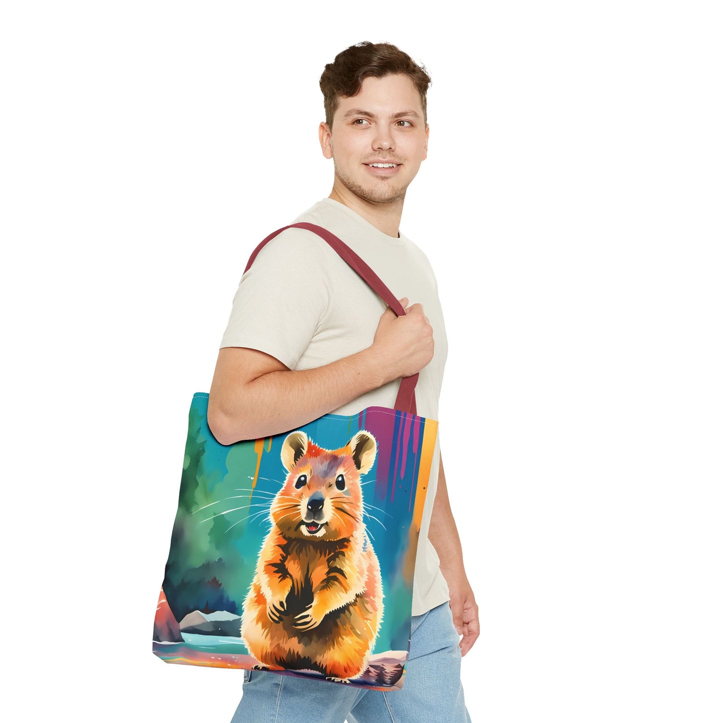 Cheerful Quokka Tote Bag