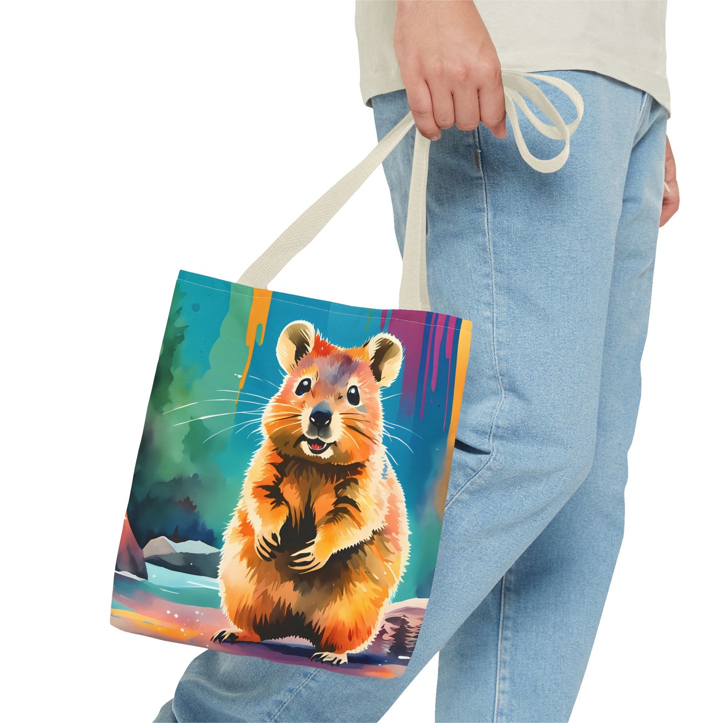 Cheerful Quokka Tote Bag