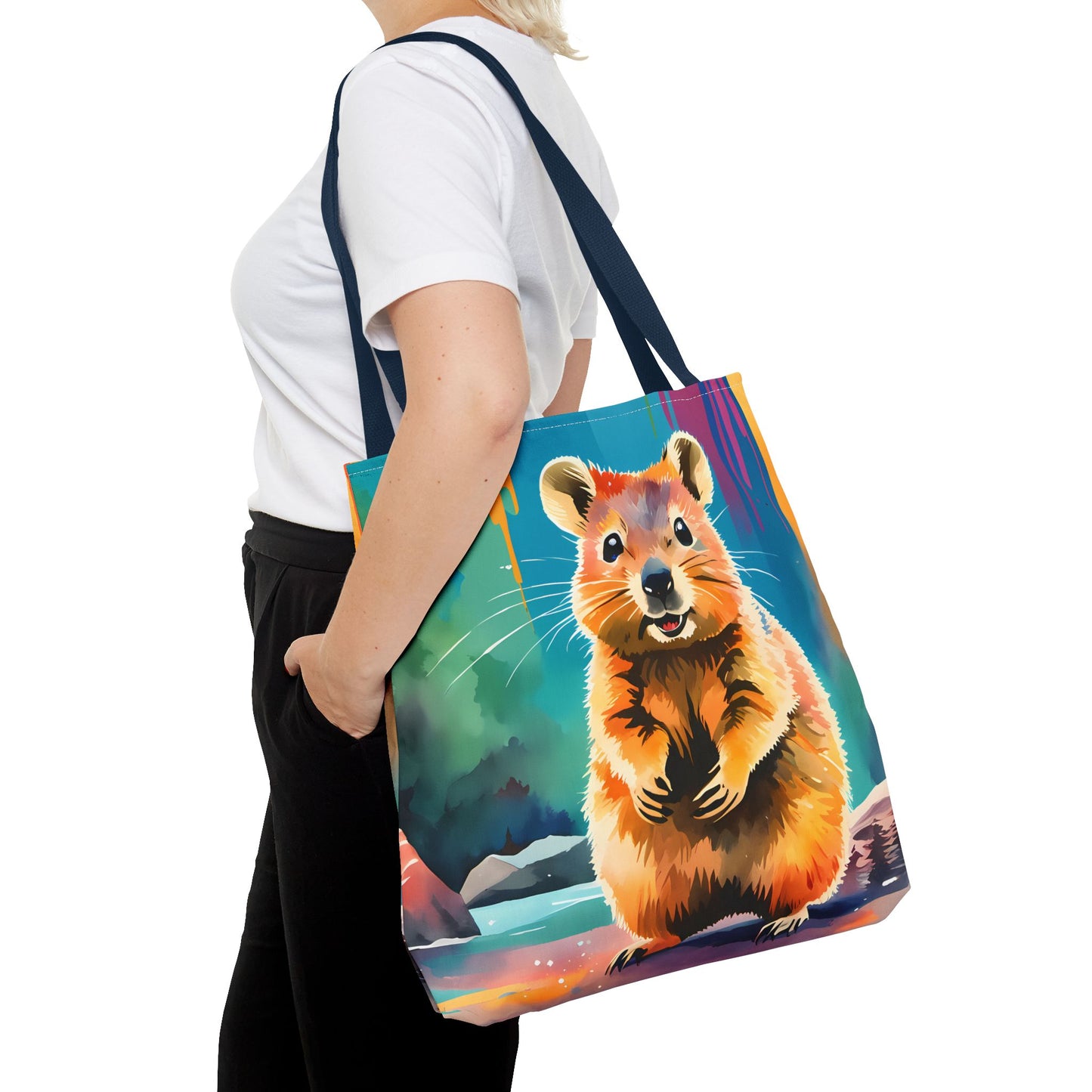 Cheerful Quokka Tote Bag