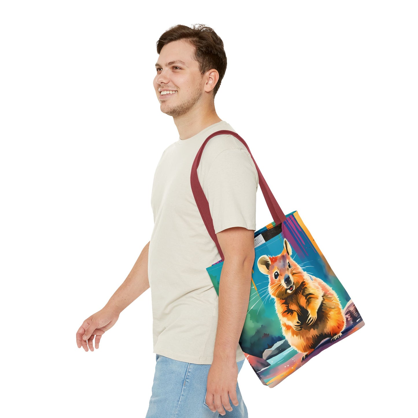 Cheerful Quokka Tote Bag