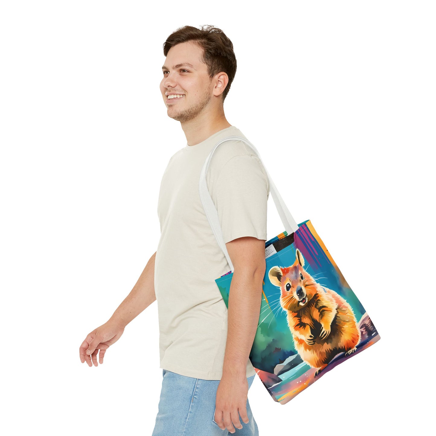 Cheerful Quokka Tote Bag