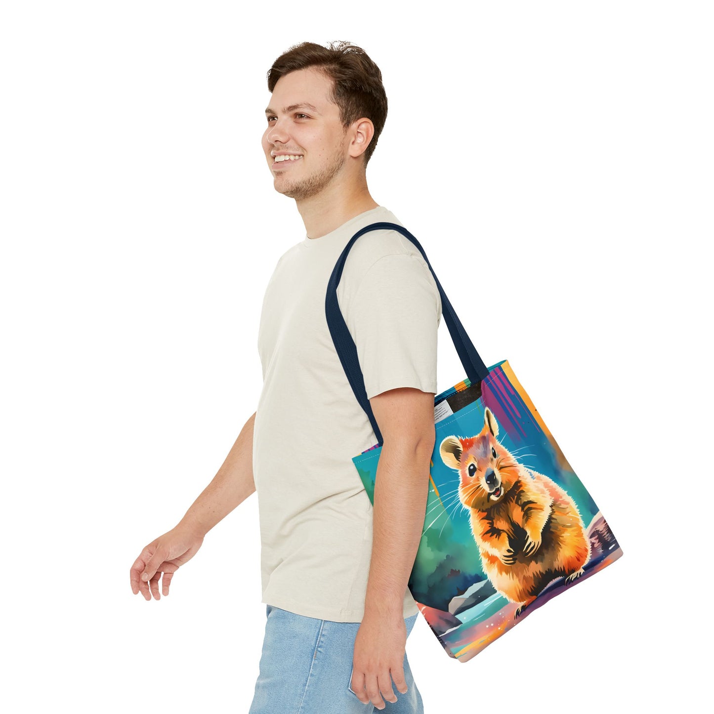Cheerful Quokka Tote Bag