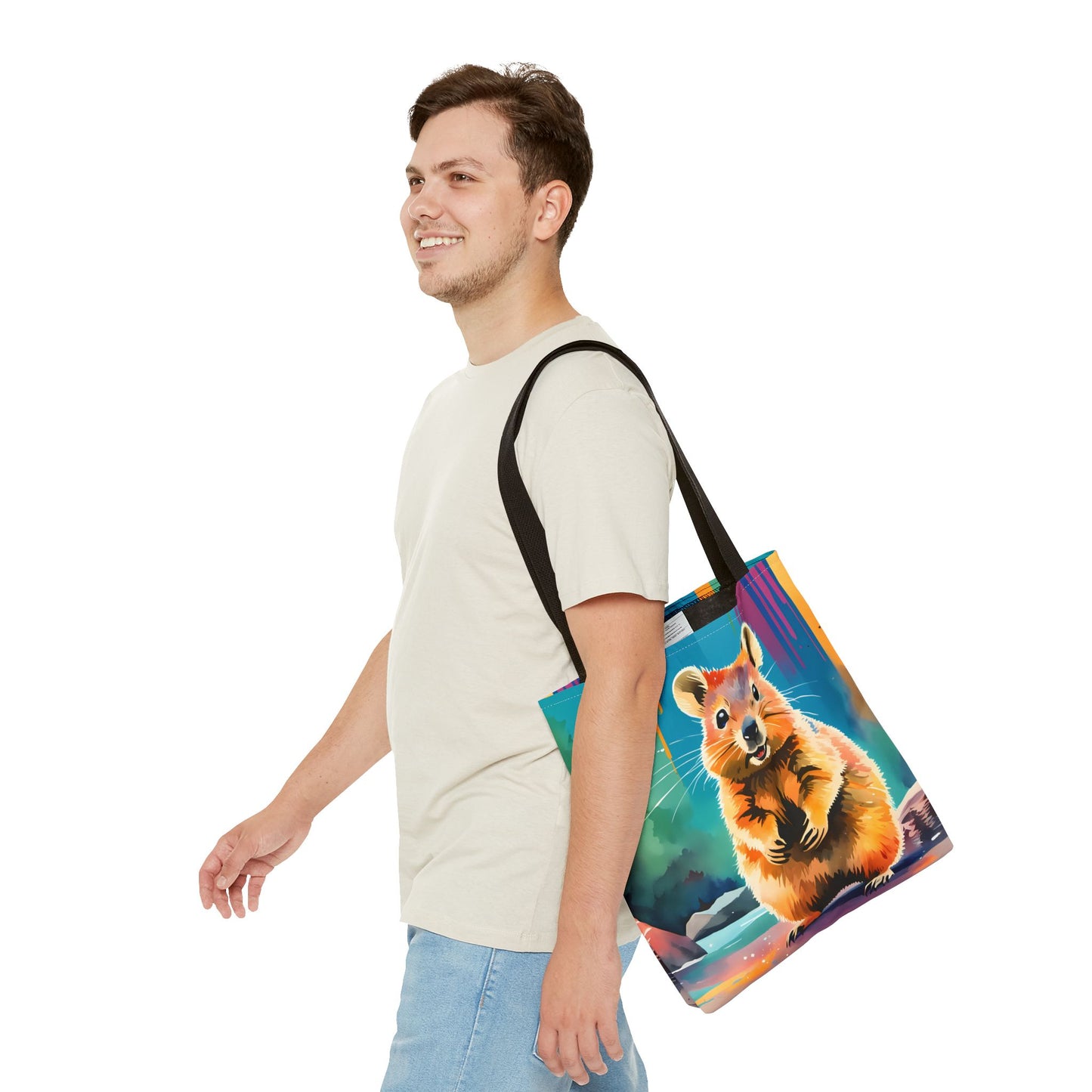 Cheerful Quokka Tote Bag