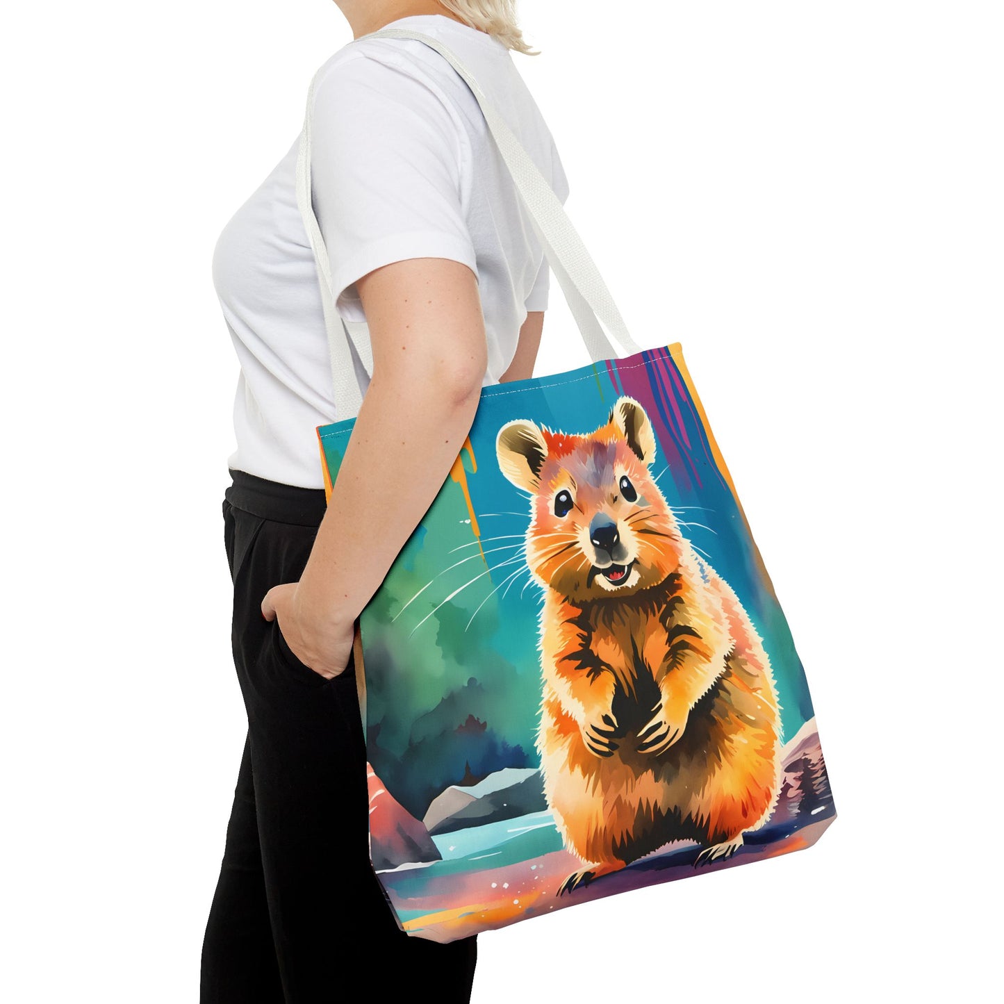Cheerful Quokka Tote Bag