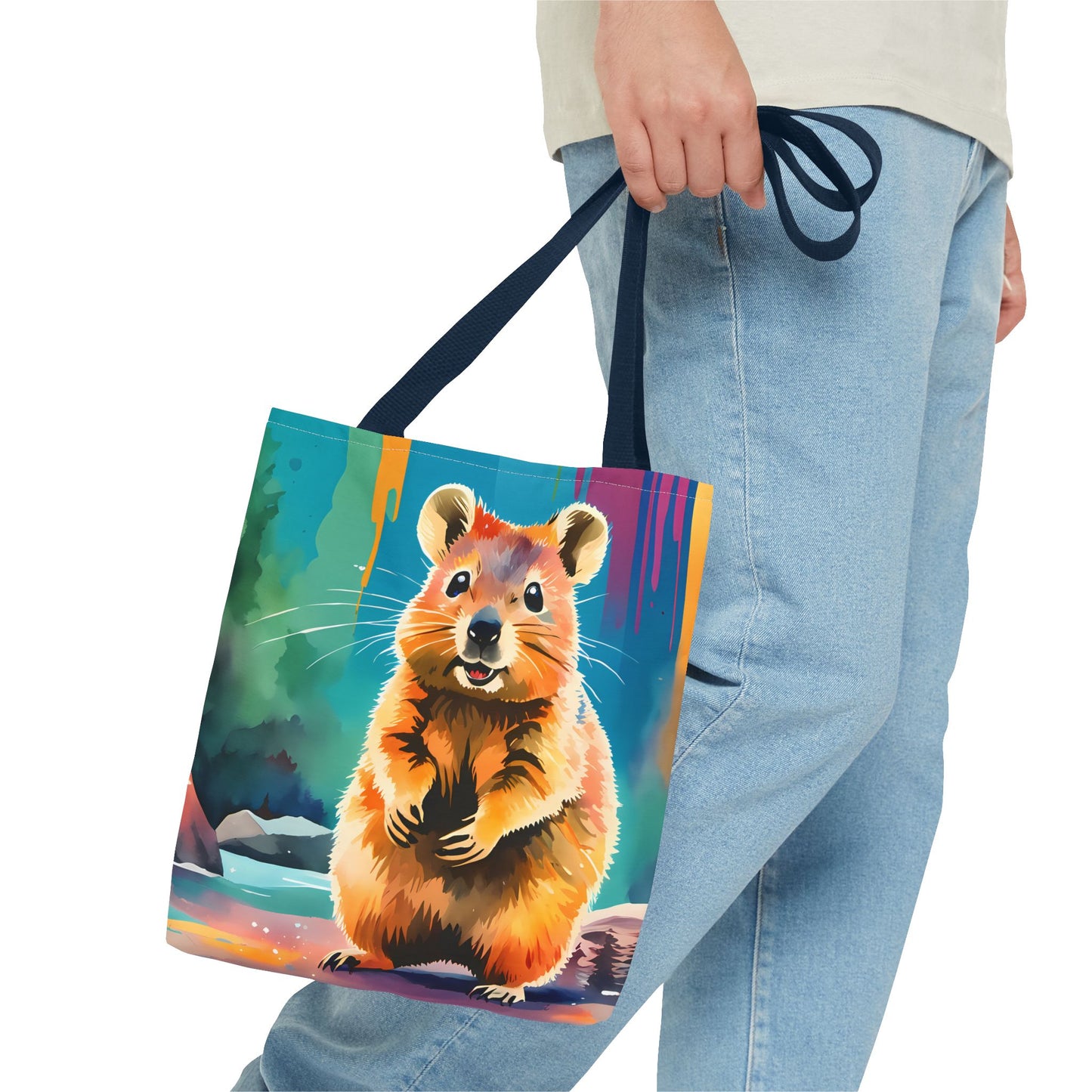 Cheerful Quokka Tote Bag