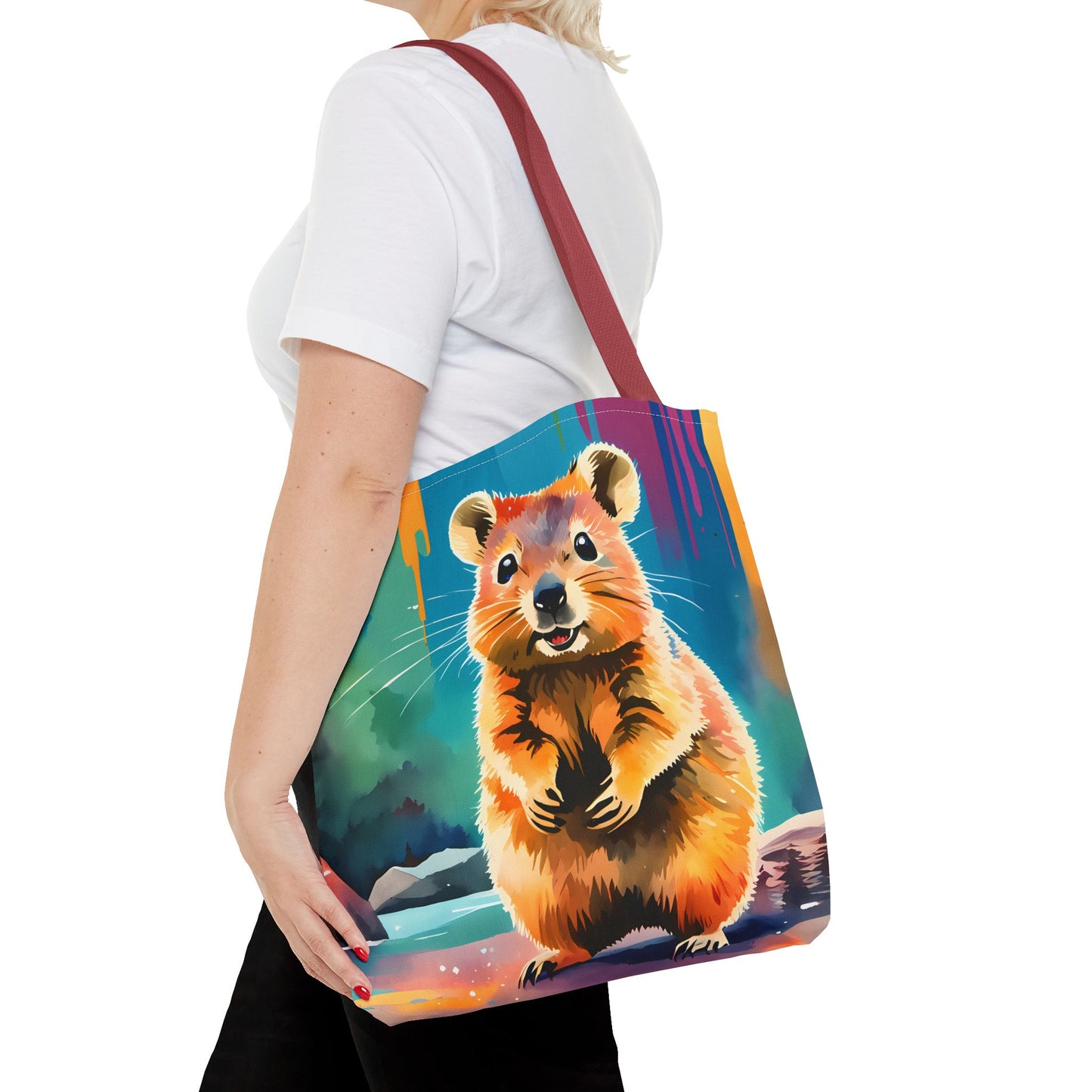 Cheerful Quokka Tote Bag