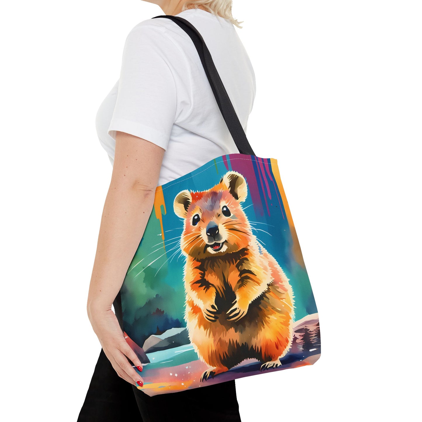 Cheerful Quokka Tote Bag